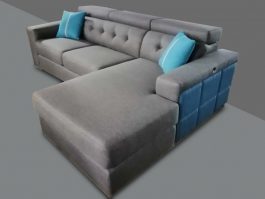 MH1030 Modern & Comfy 2 Seater + L Shape Sofa with High Density Foam, Water Repellent Fabric and Solid Wood Frame